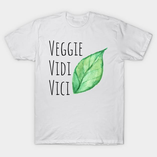 Veggie Vidi Vici T-Shirt by VeganShirtly